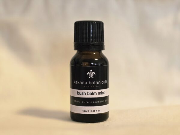 Bush Balm Mint Essential Oil product image - Kakadu Botanicals, nature-inspired Australian wellness brand.